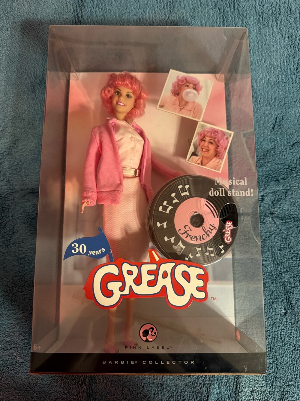 Barbie Collector Pink Label Grease Frenchy Doll with Musical Stand 2008 - NRFB